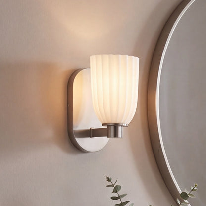 Savoy House Baldwin 1-Light Wall Wall Sconce - Satin Nickel