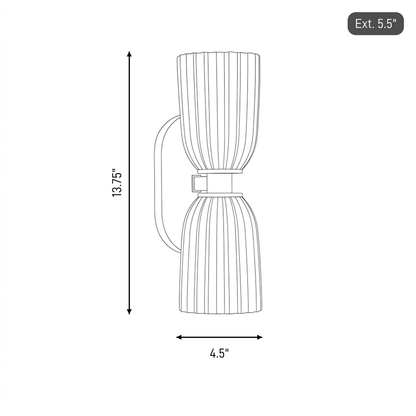 Baldwin 2-Light Wall Sconce