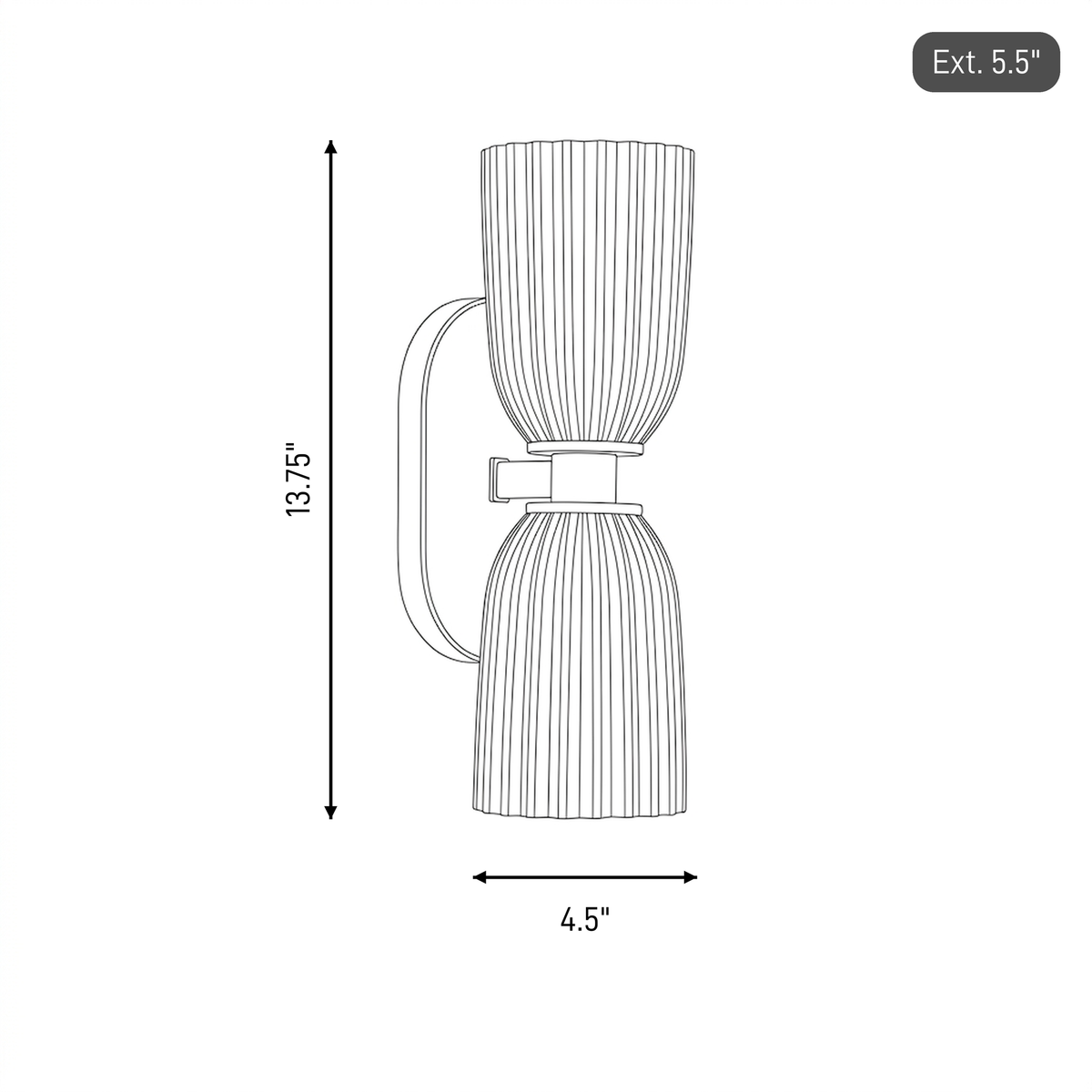 Baldwin 2-Light Wall Sconce