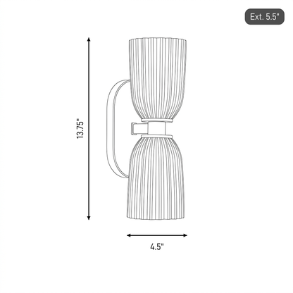 Baldwin 2-Light Wall Sconce