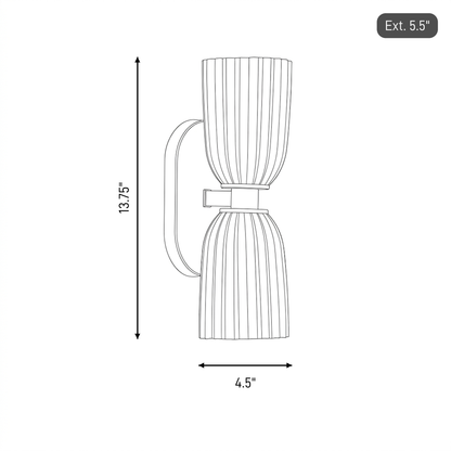 Baldwin 2-Light Wall Sconce