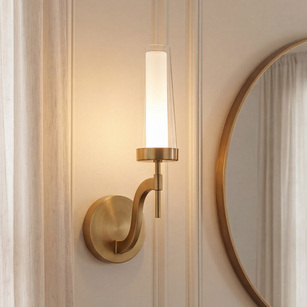 Savoy House Butler 1-Light Wall Sconce - Warm Brass