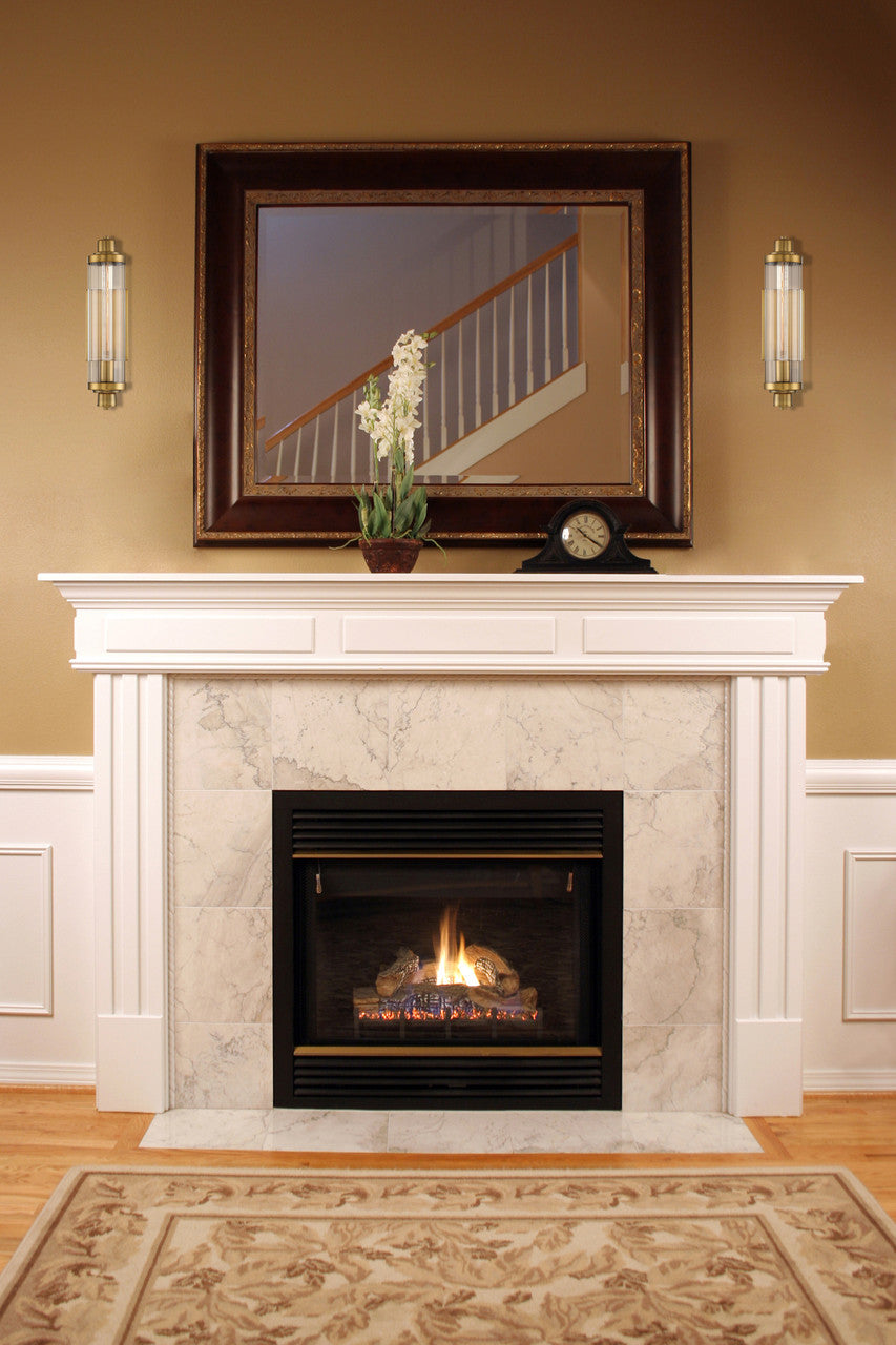 Pike Wall Sconce, 1-Light, Warm Brass, Glass Shade, 17.75"H, Savoy House (9-16000-1-322 1N1X6)