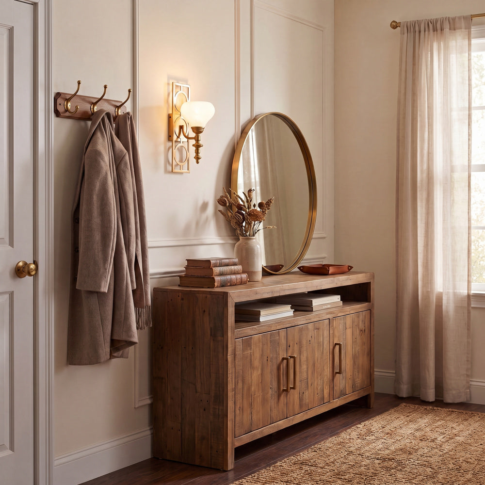 Savoy House Allston 1-Light Wall Sconce - Warm Brass