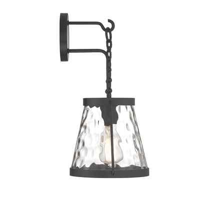 Crawford 1-Light Wall Sconce in Warm Brass