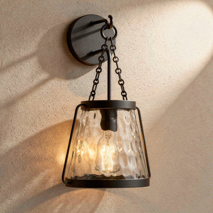 Crawford 1-Light Wall Sconce in Warm Brass