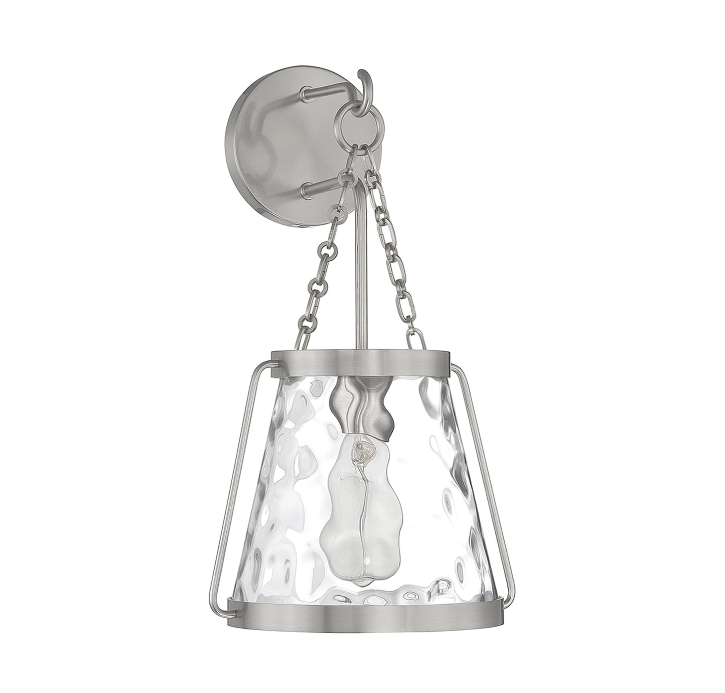 Crawford 1-Light Wall Sconce in Warm Brass