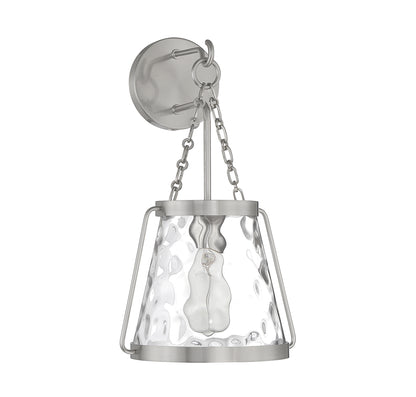 Crawford 1-Light Wall Sconce in Warm Brass