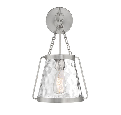 Crawford 1-Light Wall Sconce in Warm Brass