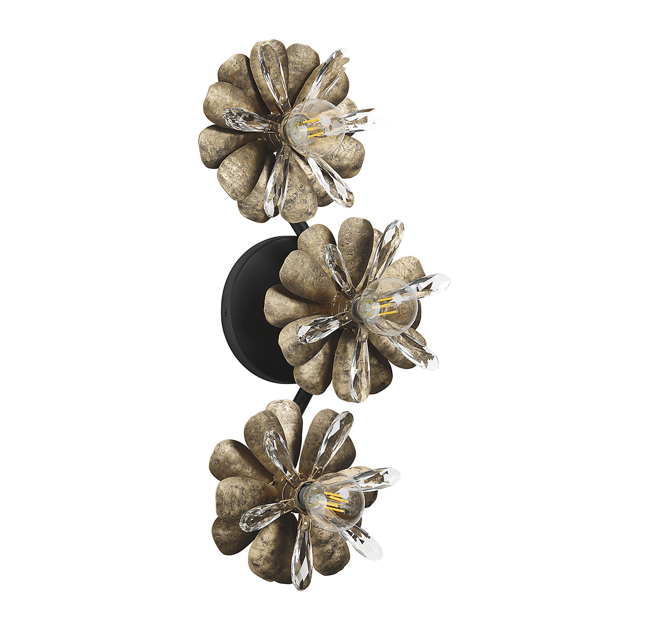 Giselle 3-Light Wall Sconce in Delphine