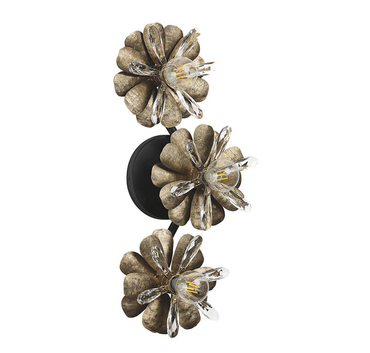 Giselle 3-Light Wall Sconce in Delphine
