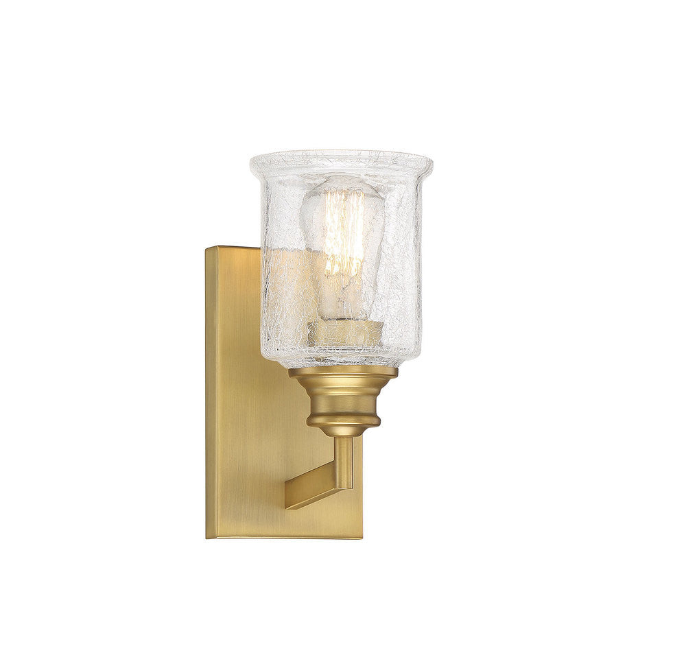 Savoy House Hampton Bath Wall Sconce Warm Brass