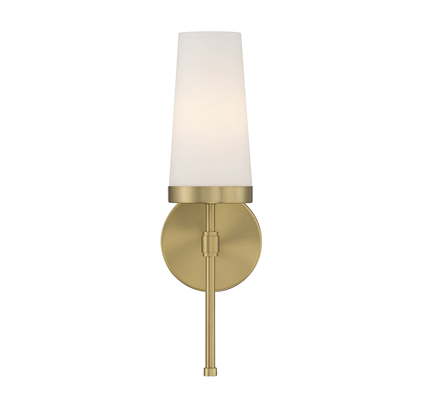 Haynes 1-Light Wall Sconce in Warm Brass