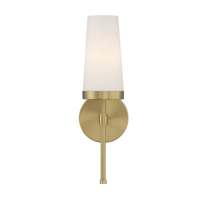 Haynes 1-Light Wall Sconce in Warm Brass