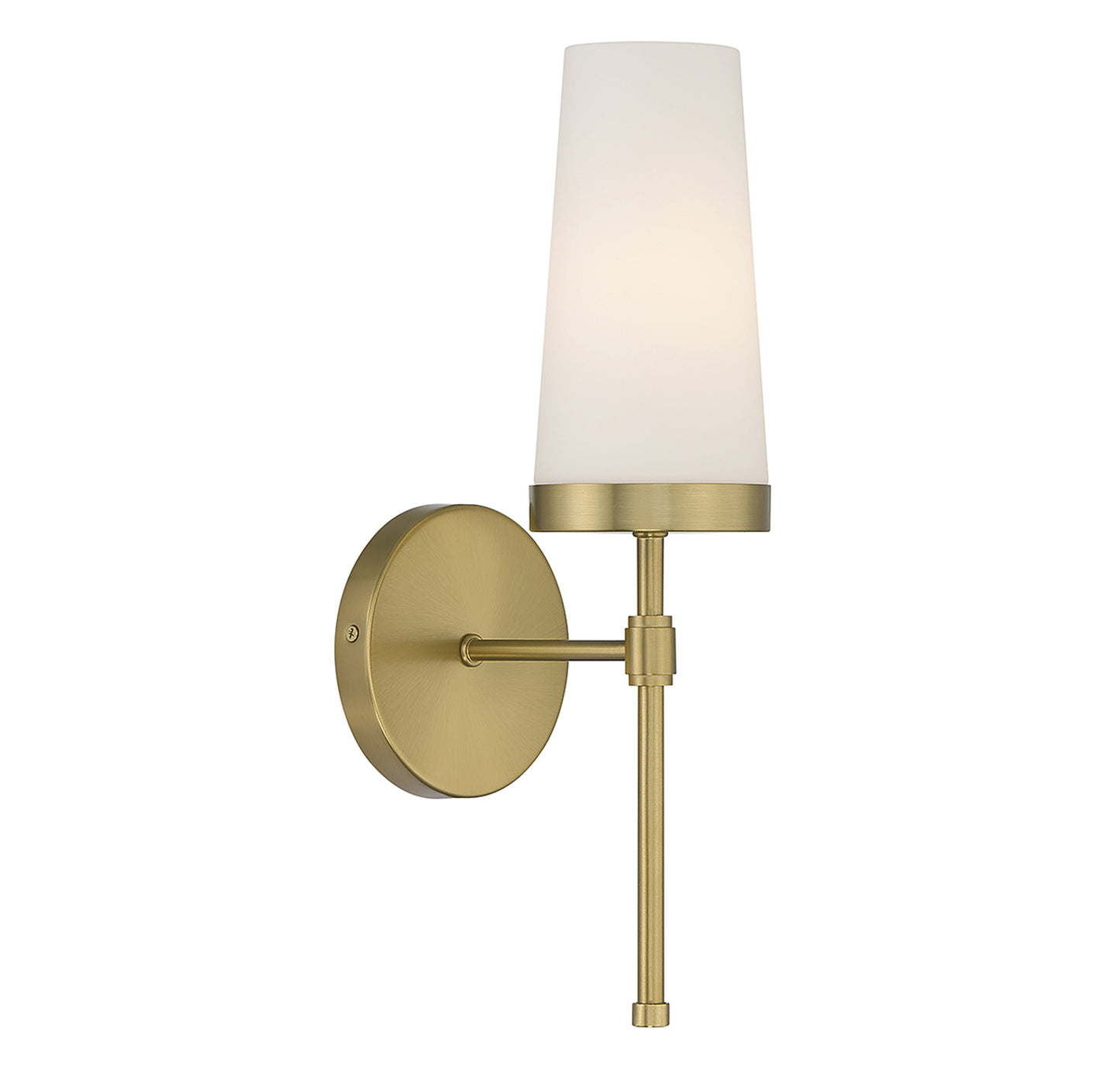Haynes 1-Light Wall Sconce in Warm Brass