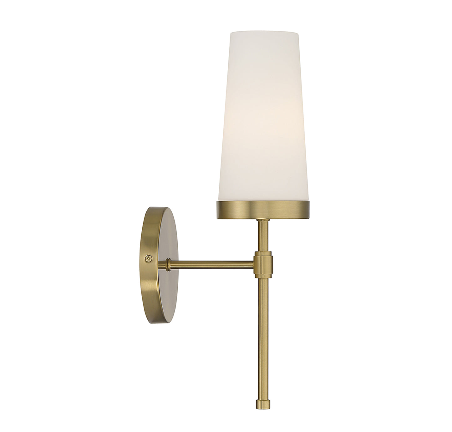Haynes 1-Light Wall Sconce in Warm Brass
