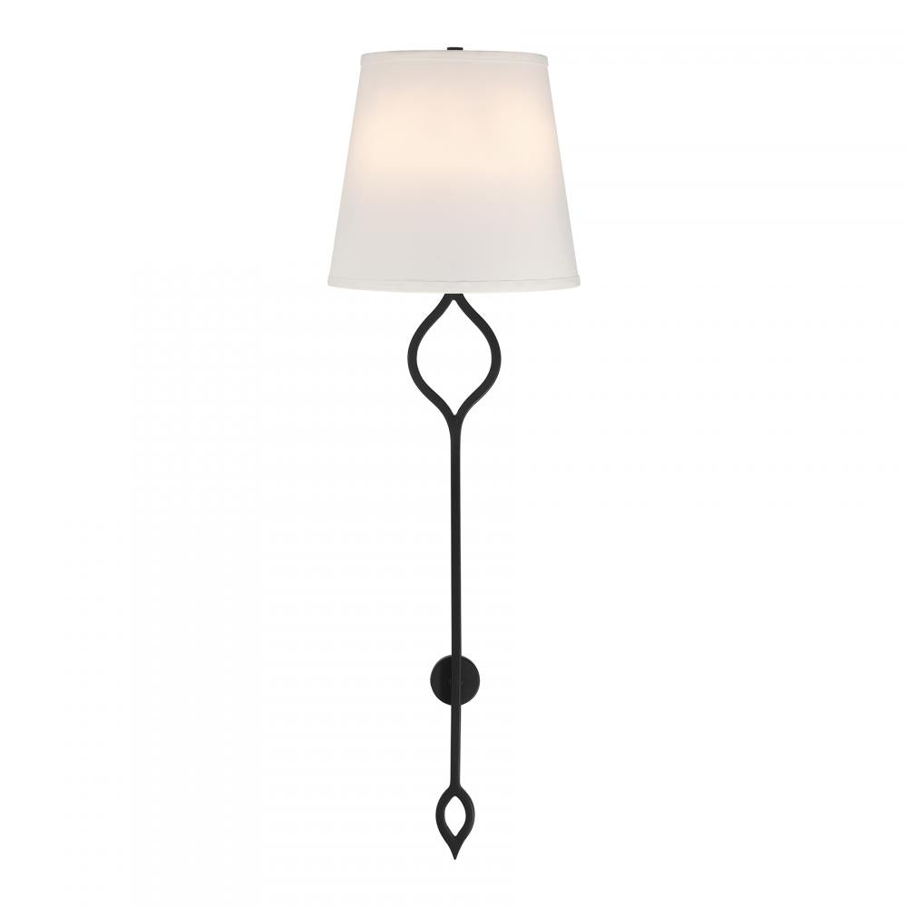 Savoy House Roxbury 2-Light Wall Sconce - Matte Black