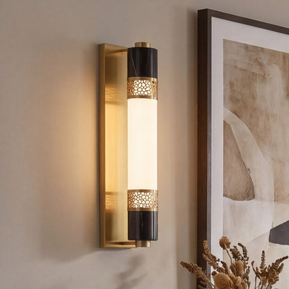 Savoy House Farrell 1-Light Wall Sconce by Dann Foley - Warm Brass