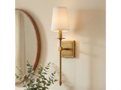 Monroe 1-Light Wall Sconce in Polished Nickel