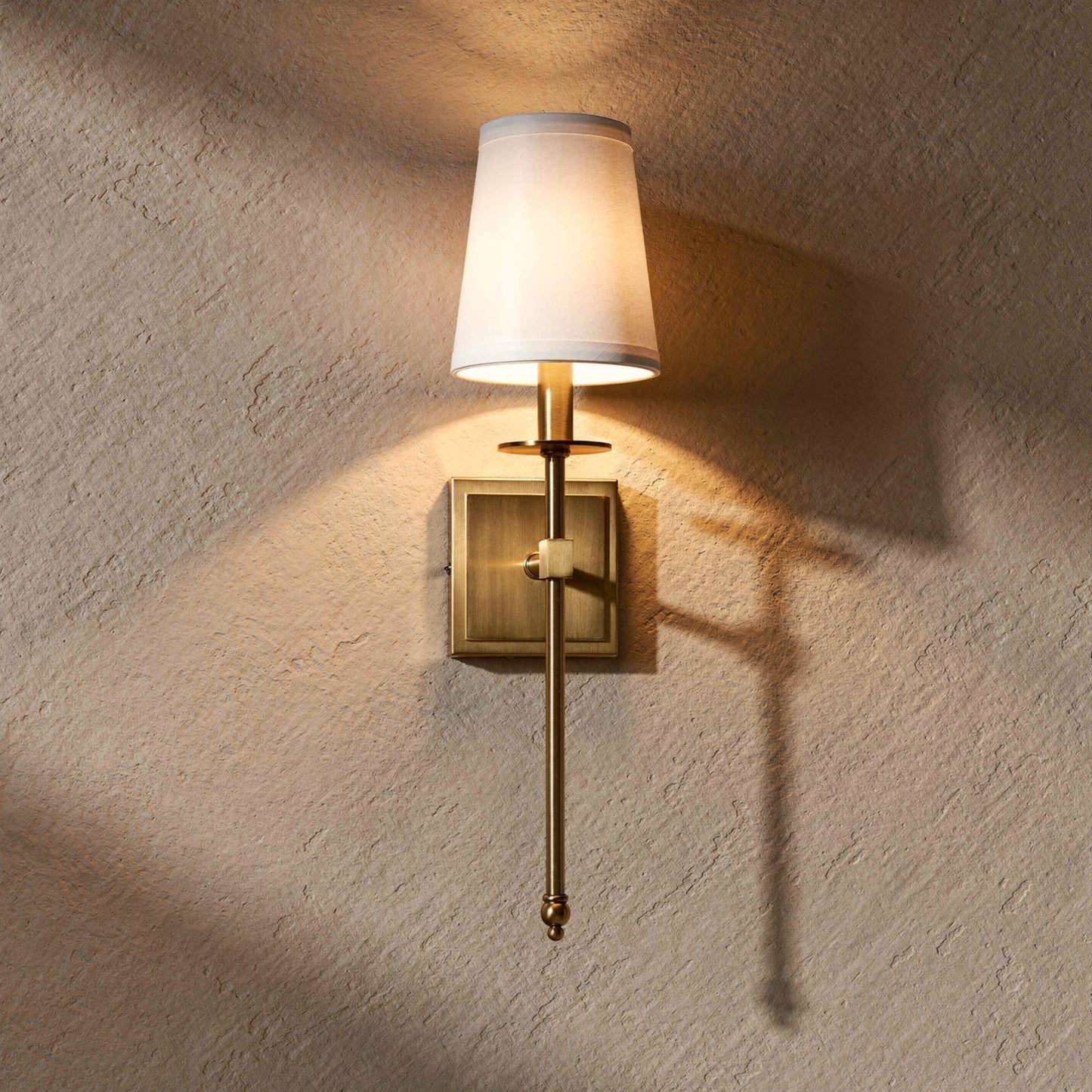 Monroe 1-Light Wall Sconce in Polished Nickel