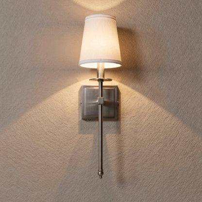 Monroe 1-Light Wall Sconce in Polished Nickel
