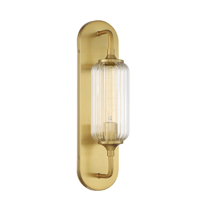 Holton 1-Light Wall Sconce in Warm Brass
