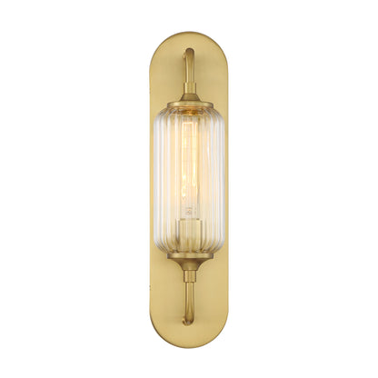 Holton 1-Light Wall Sconce in Warm Brass