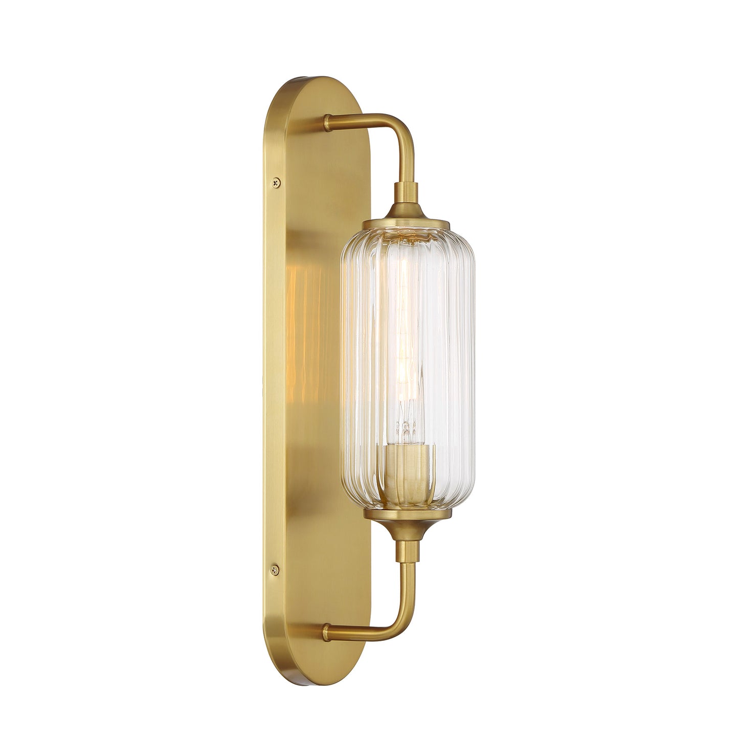 Holton 1-Light Wall Sconce in Warm Brass