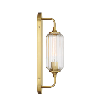 Holton 1-Light Wall Sconce in Warm Brass