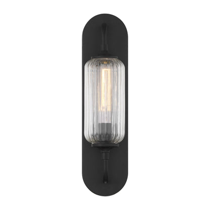 Holton 1-Light Wall Sconce Matte Black