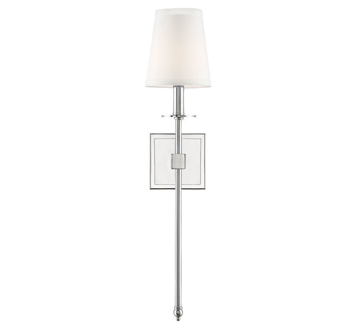 Savoy House Monroe 24-in Wall Sconce Satin Nickel