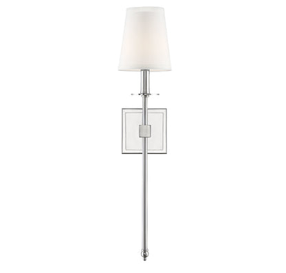 Savoy House Monroe 24-in Wall Sconce Satin Nickel