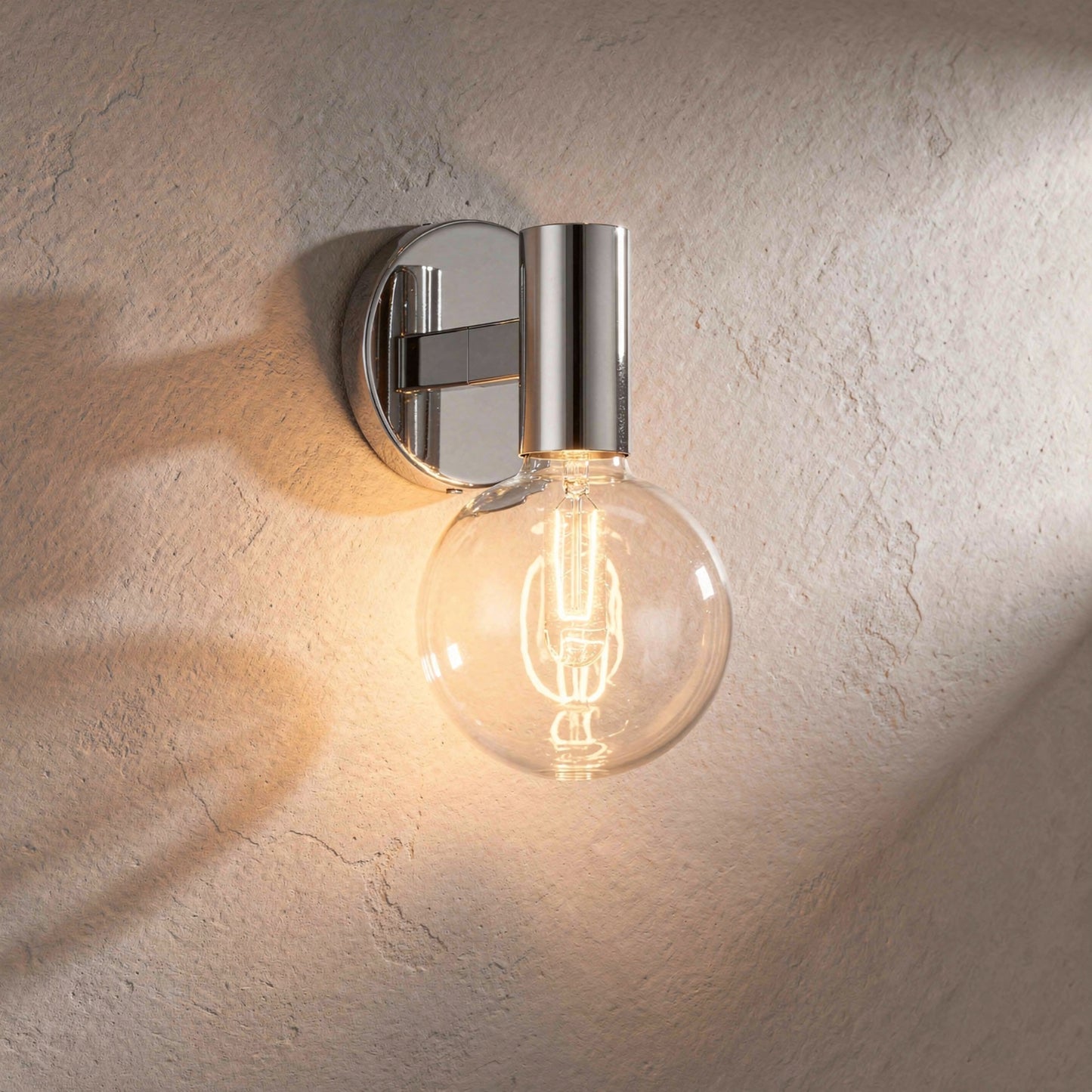 Wright 1-Light Wall Sconce in Chrome