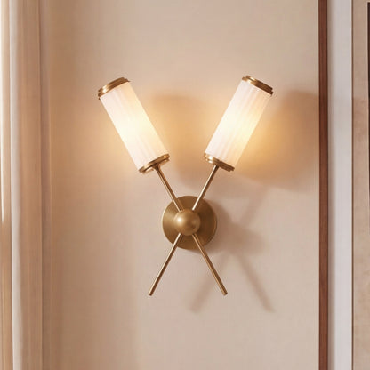 Savoy House Denison 2-Light Wall Sconce by Dann Foley - Warm Brass