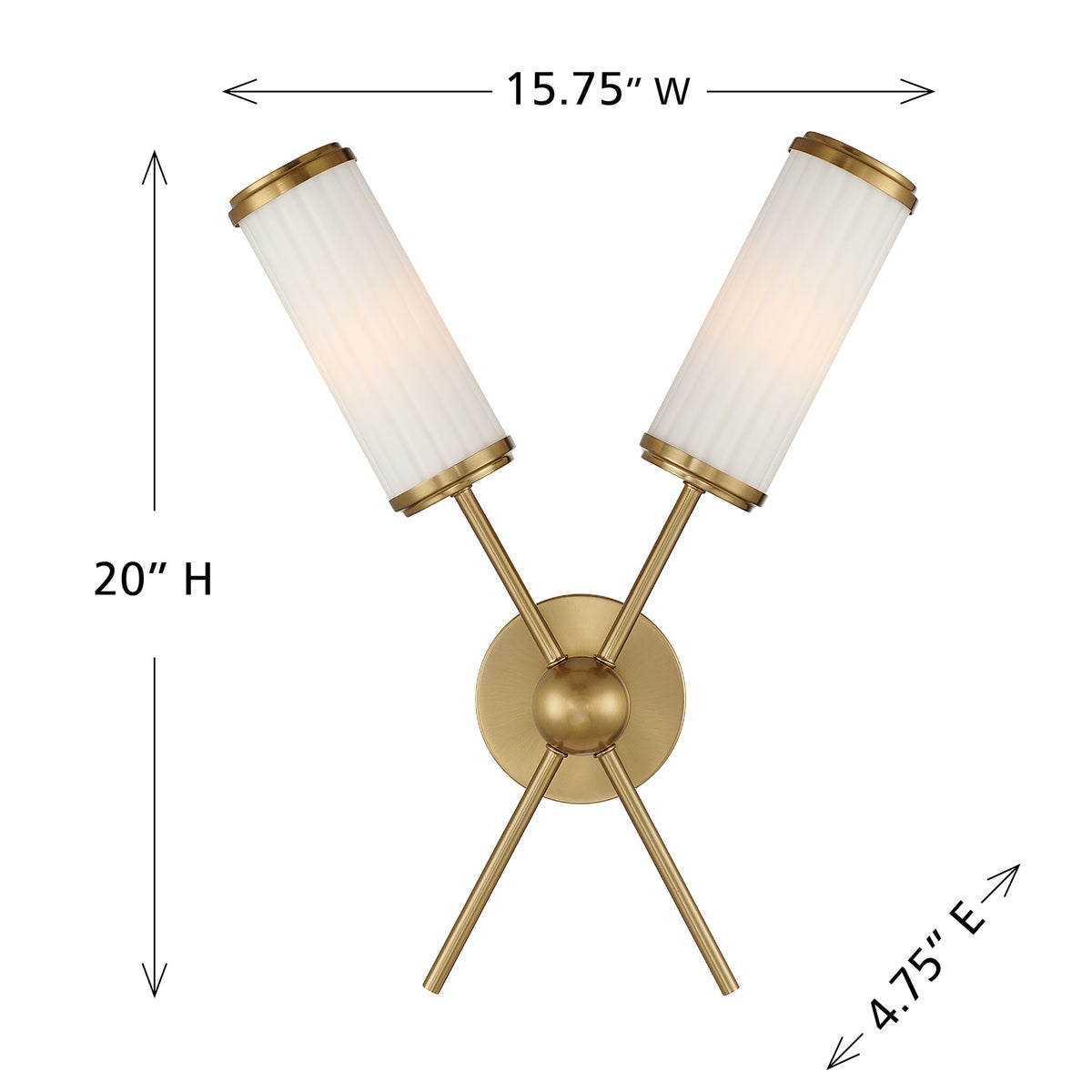 Savoy House Denison 2-Light Wall Sconce - alternate view