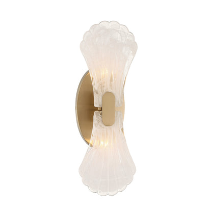 Savoy House Bancroft 2-Light Wall Sconce - Noble Brass