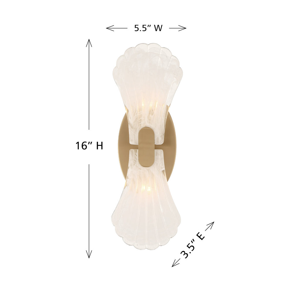 bancroft 2 light wall sconce in 9 3607 2 128