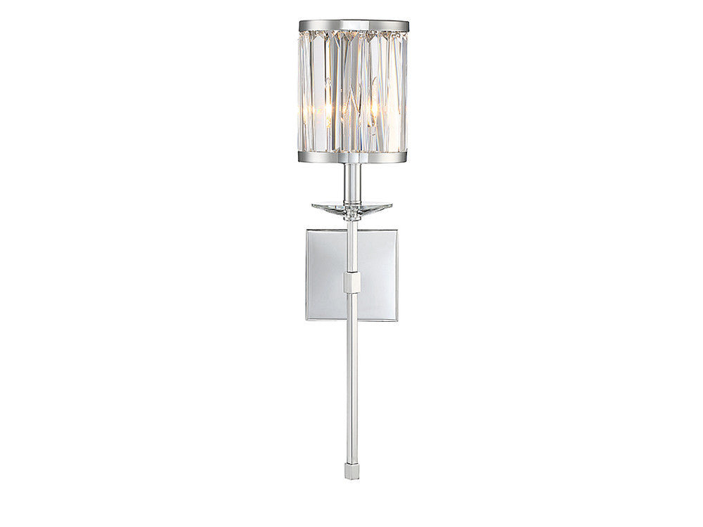 Savoy House Ashbourne Wall Sconce Polished Chrome