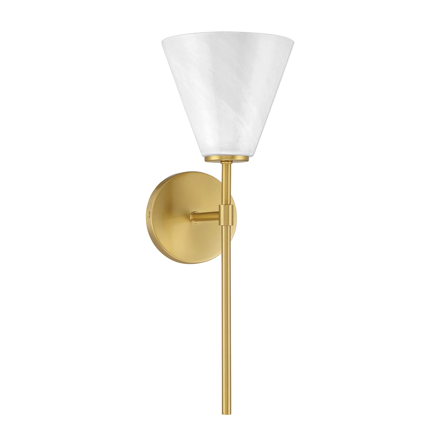 Blair 1-Light Wall Sconce in Warm Brass