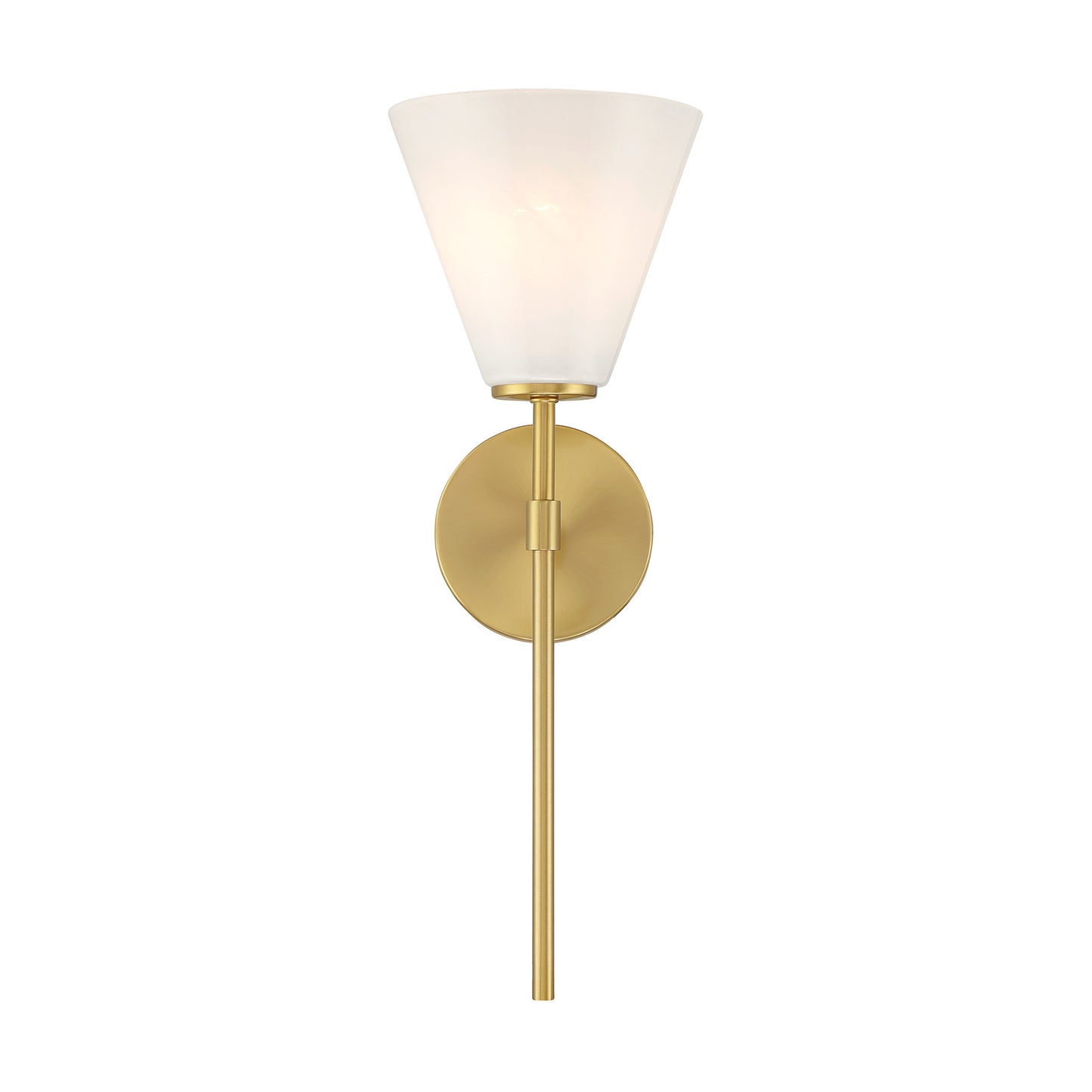 Blair 1-Light Wall Sconce in Warm Brass