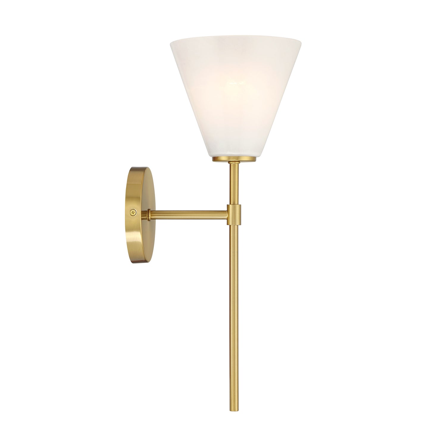 Blair 1-Light Wall Sconce in Warm Brass