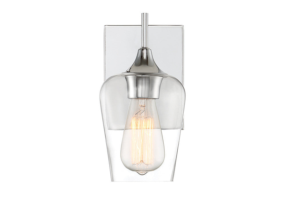 Savoy House Octave Wall Sconce Polished Chrome