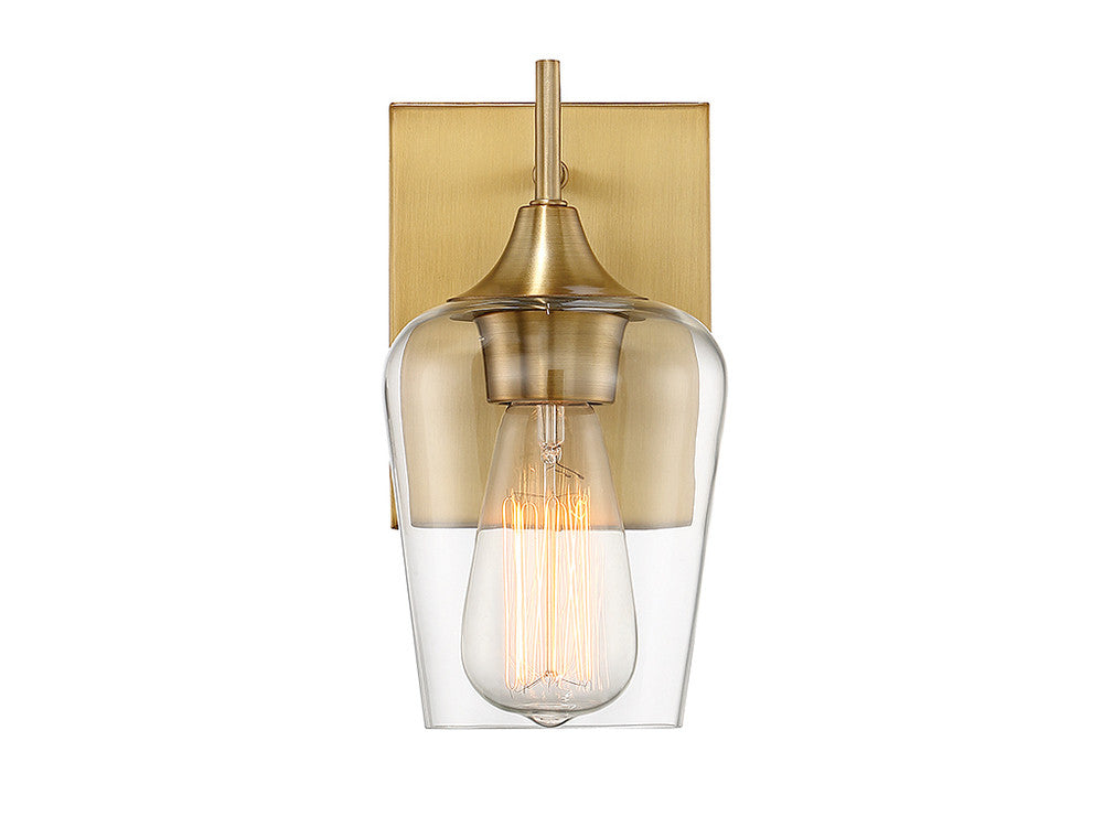 Savoy House Octave Wall Sconce Warm Brass