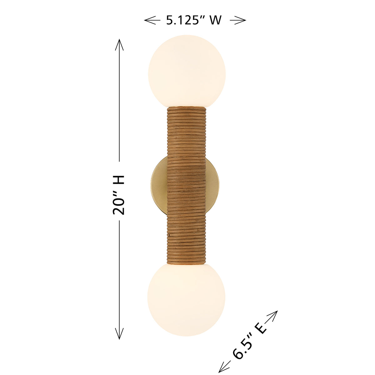 Jarrell 2-Light Wall Sconce