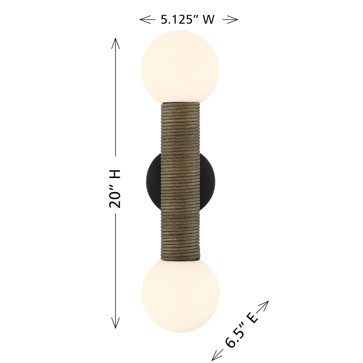 Jarrell 2-Light Wall Sconce
