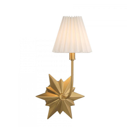 Savoy House Crestwood 1-Light Wall Sconce - Warm Brass