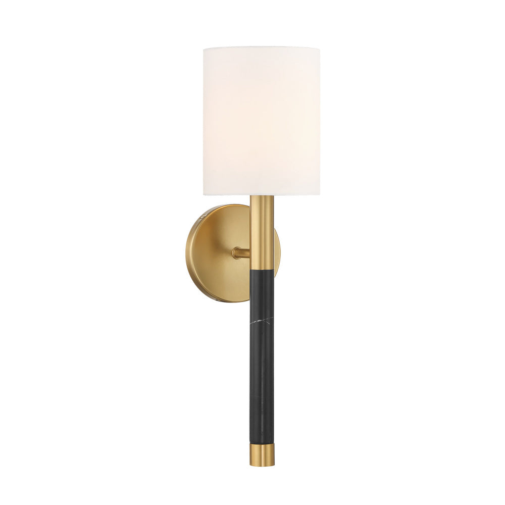 Savoy House Conrad 1-Light Wall Sconce - Warm Brass