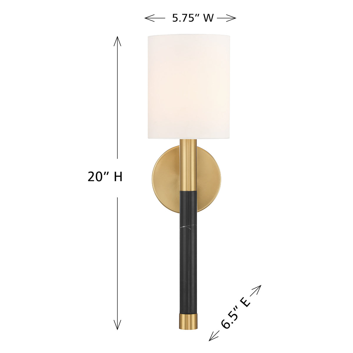 Savoy House Conrad 1-Light Wall Sconce - alternate view
