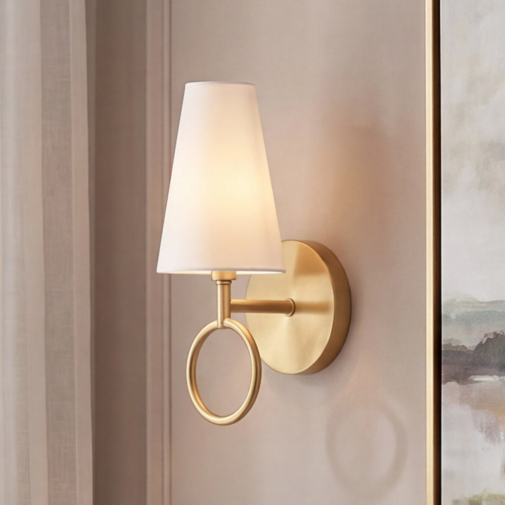 Savoy House Wilkes 1-Light Wall Sconce by Dann Foley, 12.25"H - Warm Brass