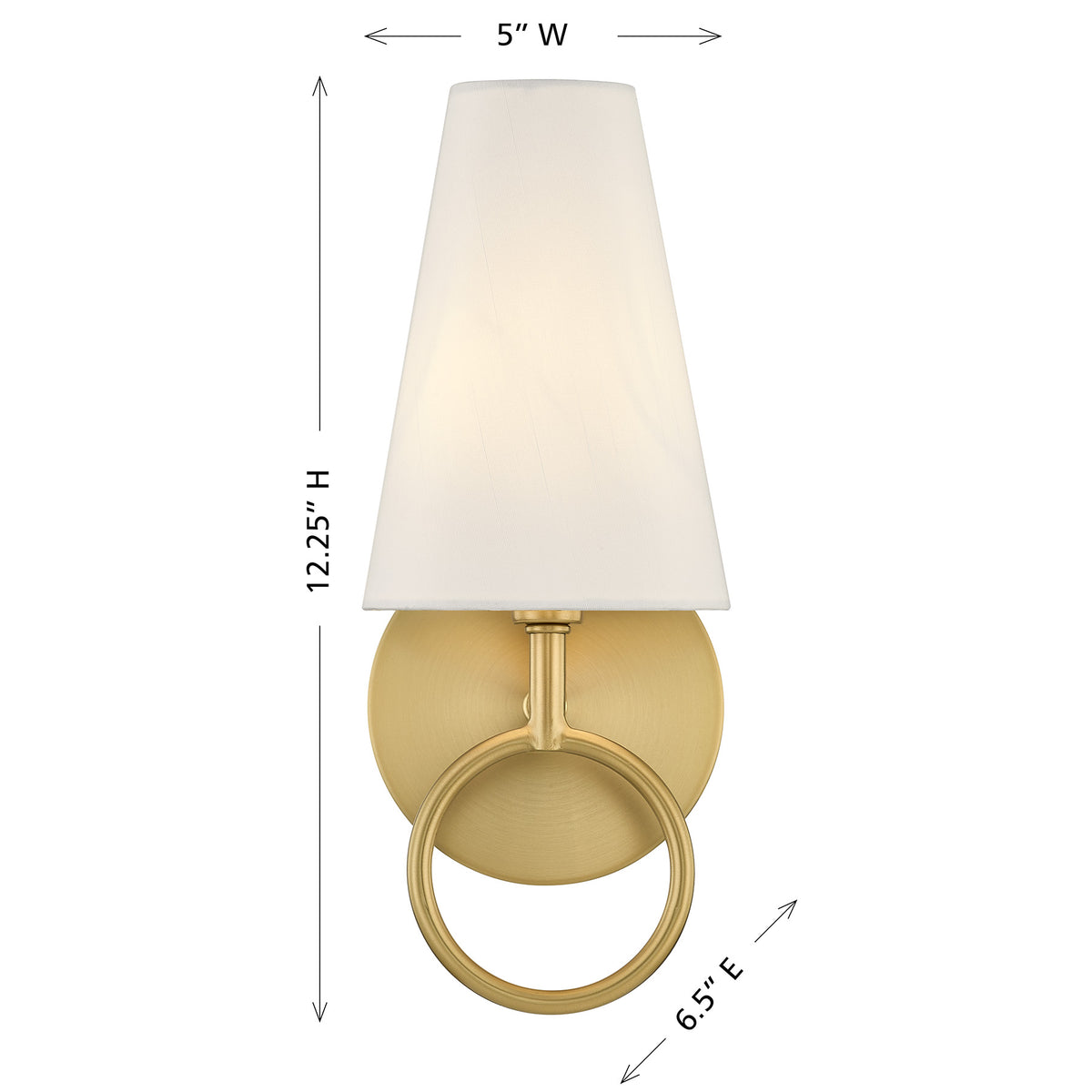 Savoy House Wilkes 1-Light Wall Sconce, 12.25"H - alternate view